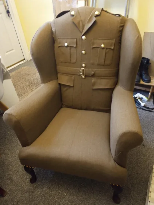 Uniform Armchair Up-Cycling