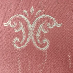 Damask Print Fabric Cushion Detail