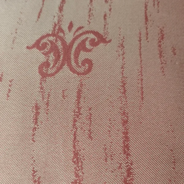 Damask Print Fabric Cushion Detail