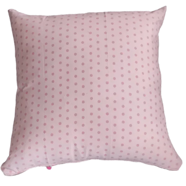 Pink Paisley Print Panel Cushion Back