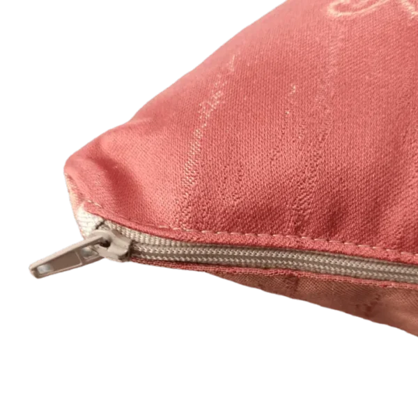 Damask Print Fabric Cushion Zip
