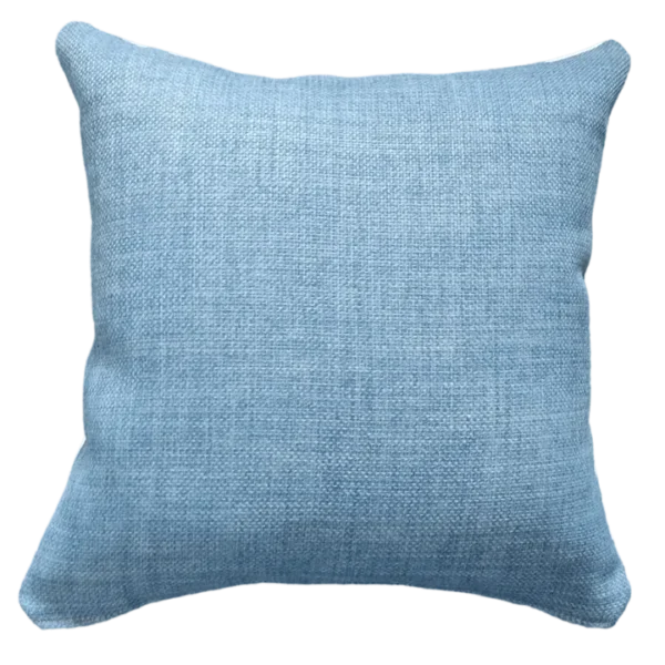 Blue Christmas Print Cushion Back