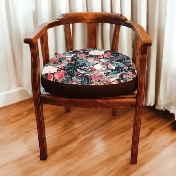 Captain's Chair Tropical Print Cushion