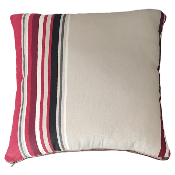 Stripy Print Fabric Cushion