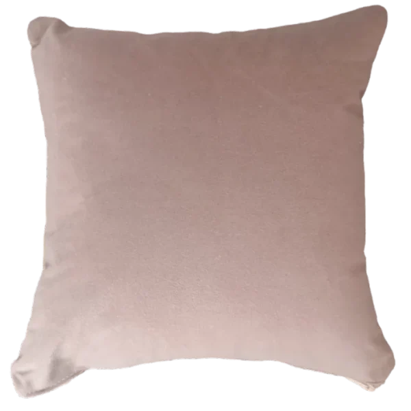 Newsprint Script Print Fabric Cushion Back