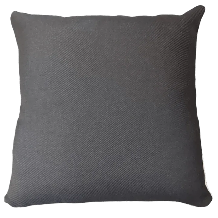 Postcard Print Fabric Cushion Back