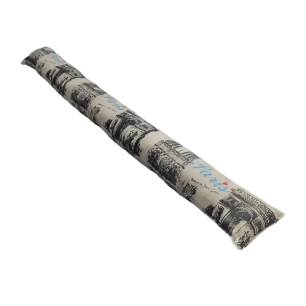 Paris Script Fabric Draught Excluder
