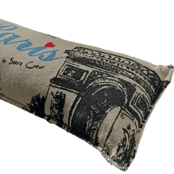 Paris Script Fabric Draught Excluder