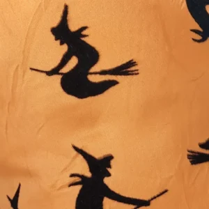 Orange Witch Print Draught Excluder