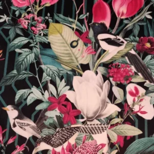 Captain's Chair Tropical Print Cushion Fabric