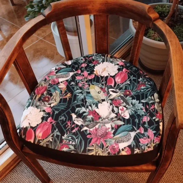 Captain's Chair Tropical Print Cushion