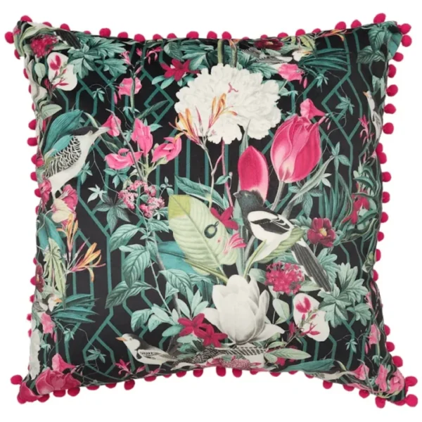 Velvet Tropics Cushion - Front View