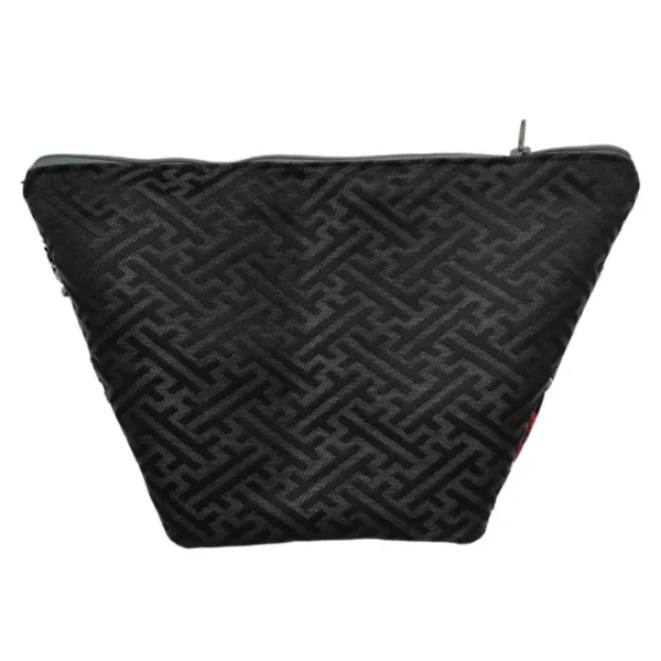 Skull & Roses Makeup Bag Back