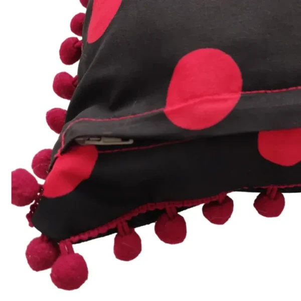 Broken Heart Cushion Detail Zip