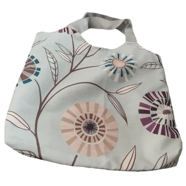 Dandelion Print Shopping Tote Side