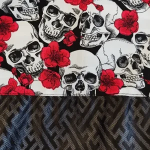 Skull & Stripe Shopping Tote