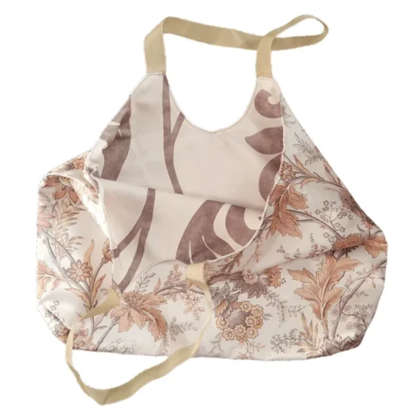 Floral Print Shopping Tote Bag Top