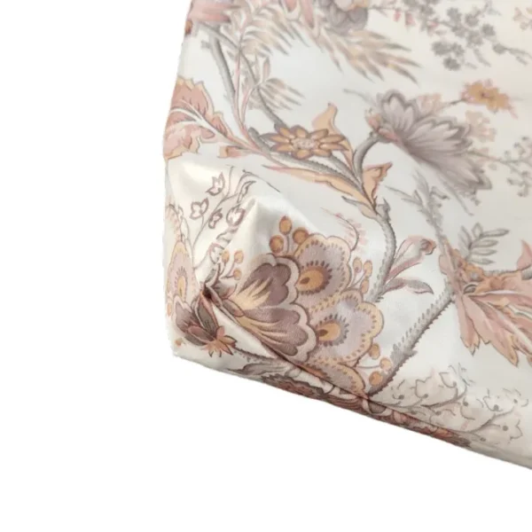 Floral Print Shopping Tote Bag
