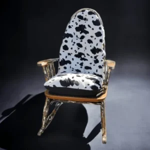 Faux Cow Hide Rocking Chair