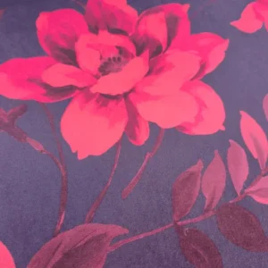 Velvet Floral Fabric